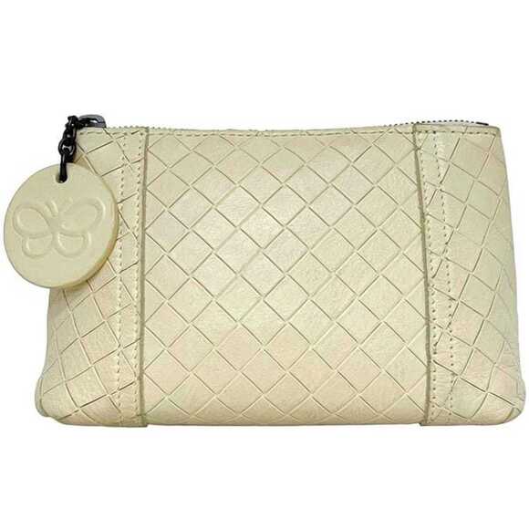 Bottega Veneta Pouch ec-24437 White Intrecciato Mirage Leather BOTTEGA VENETA...